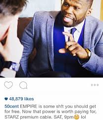 50 Cent Disses Empire After Power Gets A Third Season | Trishy Marie via Relatably.com