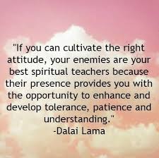 Thank you enemies for being spiritual teachers :) I can only be a ... via Relatably.com