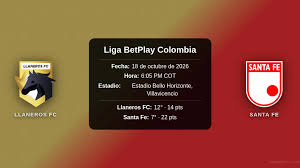 Llaneros FC vs Santa Fe: Duelo crucial por la clasificación en la Liga BetPlay