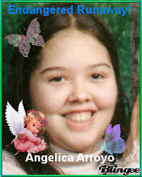 ANGELICA ARROYO Case Type: Endangered Runaway DOB: Aug 30, 1992 Sex: Female Missing Date: Apr 20, 2007 Race: Hispanic Age Now: 16 Height: 5&#39;5&quot; (165 cm) ... - 356643744_1401710