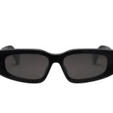 BVLGARI B.zero1 Sunglasses in Black, Acetate, Rectangular Lenses - Product from Bulgari