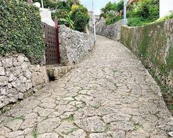 historical street in Okinawaの画像