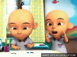 upin ipin. Posted by gabesanchez 3702 views. upin ipin. http://www.youtube.com/watch?v=Grv1hhP8TUs Click here to create another GIF from the same video - upin-ipin-o