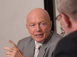 Mark Mobius im Gespräch mit FONDS professionell-Chefredakteur Hans Heuser