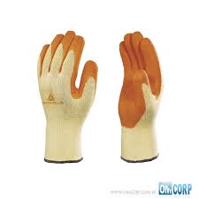 Guantes Agarre Anticorte VE730OR Amarillos Naranja Delta Plus