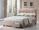 Upholstered bed with storage drawers Sydney