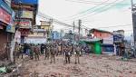 Shillong clashes: Army holds flag