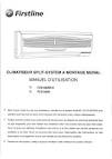 Firstline airco handleiding Belgie