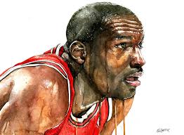 Michael Jordan Art - Michael Jordan Early Days by Michael Pattison - michael-jordan-early-days-michael-pattison