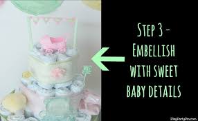 Image result for how to make diaper cake step by step with pictures