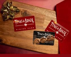 Image of Texas de Brazil Website Gift Cards Section