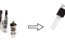 transistor compared to a vacuum tube