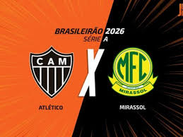 Atlético x Mirassol, AO VIVO, com a Voz do Esporte, às 17h