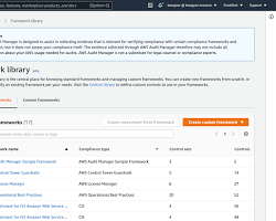 Image of assessing evidence in the AWS Audit Manager console