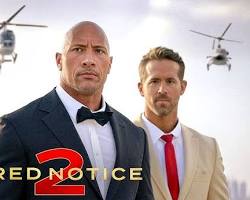 Red Notice 2 movie Dwayne Johnson Gal Gadot Ryan Reynolds Netflix, AI로 생성