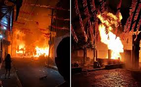 Explosión de pirotecnia y gas LP deja al menos 12 heridos en Amatitán, Jalisco