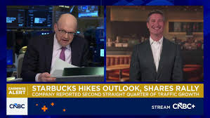Starbucks raises full-year outlook as turnaround takes hold — despite higher gas prices