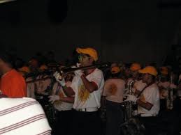 High school band with beer corporate sponsor – Bild von Merida ...