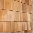 Cedar panel siding