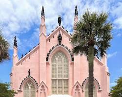 Huguenots arriving in Charleston, South Carolina