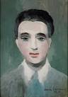 Portrait of Doctor Robert Le Masle - Marie Laurencin - WikiPaintings. - portrait-of-doctor-robert-le-masle-1949