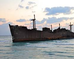 Image of restored Greek ship in Kish