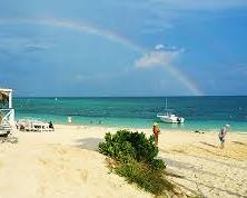 Freeport, Bahamas, during the summer with sunny skies and clear waters