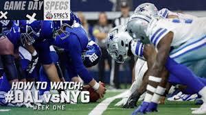 Cowboys-Giants: How to Watch, Listen, Stream in Week 1 — Dallas Cowboys