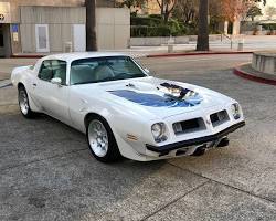 Pontiac Firebird Trans Am car, year 1975