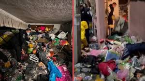 ¡Basura, ratas y cucarachas! Tlalnepantla retira toneladas de basura acumuladas en vivienda