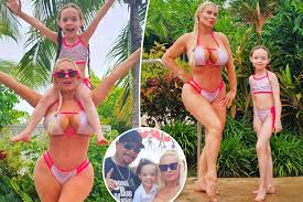 Coco Austin and daughter Chanel wear ‘traditional twinning swimsuits’ on 
Bahamas vacation