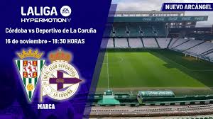 Córdoba - Deportivo de La Coruña: horario y dónde ver hoy en TV y online el partido de la jornada 14 de LaLiga Hypermotion