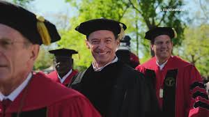 Award-winning actor Hugh Jackman speaks at Ball State University spring 2026 commencement ceremony