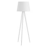 White tripod floor lamp