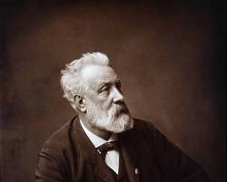 Image of Jules Verne writing