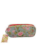 Vintage Floral Flower Pencil Case (Blue.uk: Office)