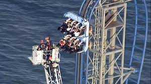 Riders rescued from roller coaster