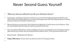 Never Second Guess Yourself - Jane Powell | Motivation Quotes ... via Relatably.com