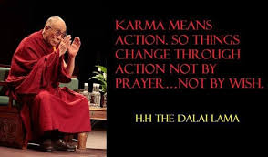 Karma | Dalai Lama | Quote | Health | Wellbeing | Balance ... via Relatably.com