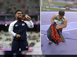 How 'Flag Controversy' Saw India's Navdeep Singh Clinch Javelin Throw F41 
Gold Medal In Paralympics