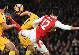Image result for Olivier Giroud Incredible Scorpion Goal For Arsenal vS Crystal Palace