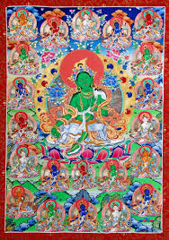 Image result for white tara and green tara and the 21 taras
