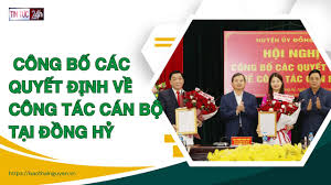 Tin tức 24h ngày 27/11/2024: Công bố các quyết định về công tác cán bộ tại Đồng Hỷ