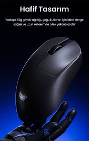 Aula SC900 Pro PAW3395 Sensör 26000 DPI 8000Hz Kablolu ve ...