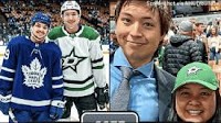 NHL honors Fil-Am Jason Robertson's mom on Mother's Day