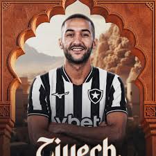 Botafogo anuncia a contratação de meio-campista marroquino Hakim Ziyech até o fim de 2028