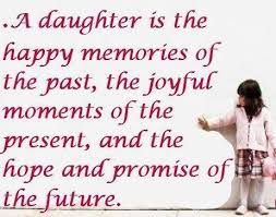 A daughter is the happy memories of the past... - Mother Daughter ... via Relatably.com