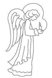 Resultado de imagen para angeles para colorear