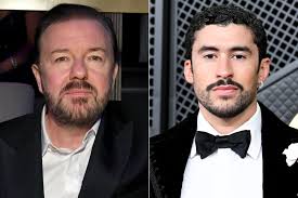Ricky Gervais Reminds Celebrities Not to Make Political Speeches After Grammys Sees Bad Bunny, Billie Eilish Slam ICE: ‘They’re Still Not Listening’