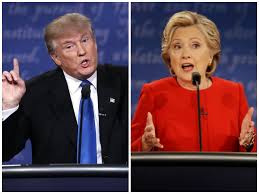 Image result for hillary vs trump